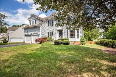 View of front of home with a front lawn