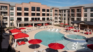 Resort style pool with spa