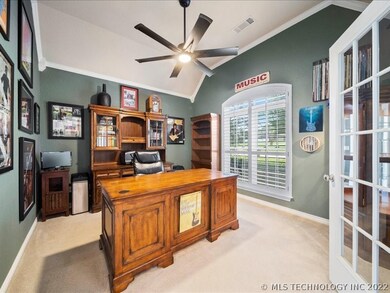A large dedicated office with lots of natural ligh