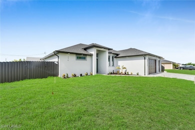 Prairie-style house featuring an attached garage,