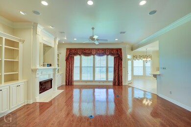 Beautiful hardwood floors and large picture window