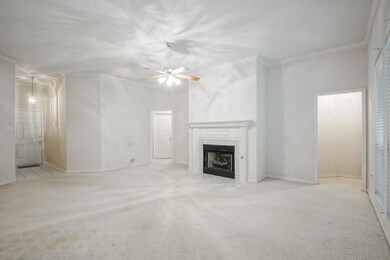 Great room looking towards entry foyer on left.