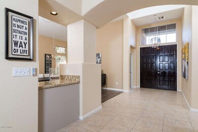 Dry bar in formal dining room