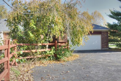 Parking area on driveway