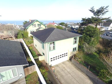 Rear of house
