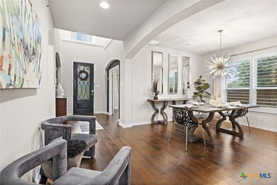 Foyer and dining room