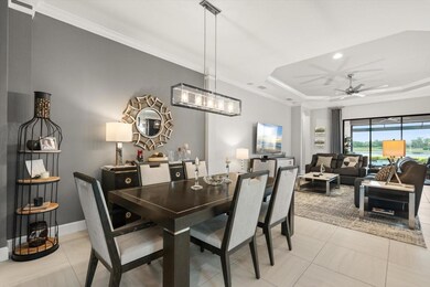 Separate dining area
