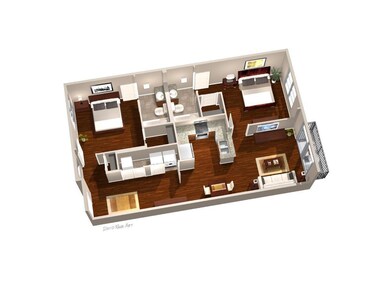 Two Bedroom Floor Plan