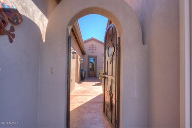 iron courtyard door