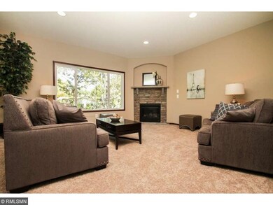 Large greatroom; open concept floor plan. Large en