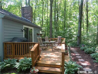 Deck. Beautiful New deck added in 2010. Just re st