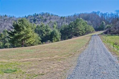 Private drive leads to main house.