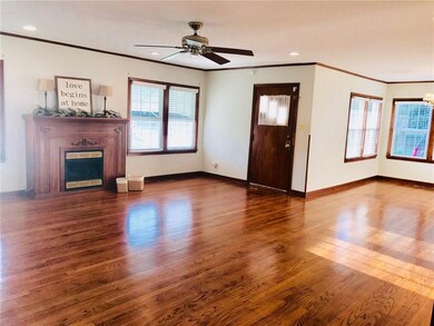 Look at these original wood floors!  They are thro
