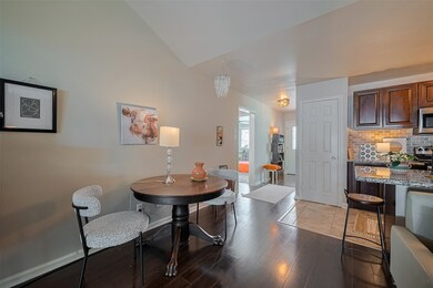 View from the kitchen towards the front door