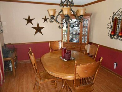 Formal dining room with HDWD floor..