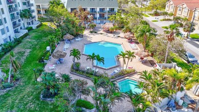 The pool and spa area are welcoming