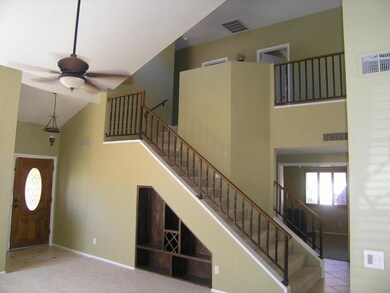 Front door and Stairway