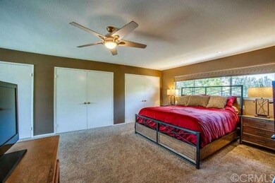 Master bedroom w/ wall of closets.