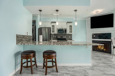 Large kitchen island that's large enough for four