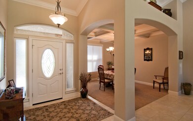Entry and dining room