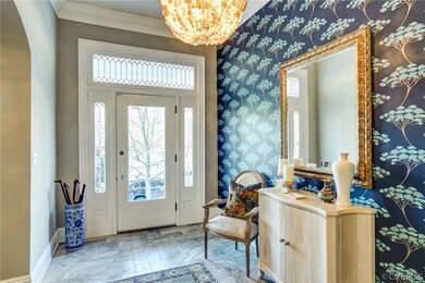 Gorgeous transom window and sidelights - look at the natural light coming in!