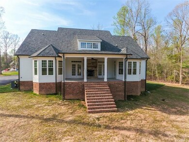 Rear view of home