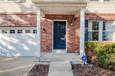 Dramatic front entry will be a joy to decorate for