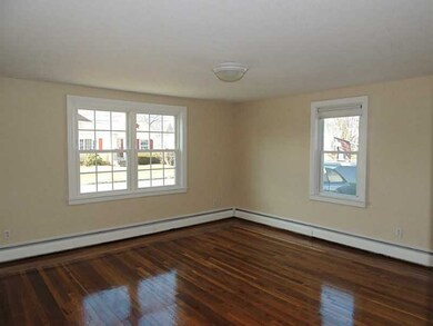Living Room. Re-finished hardwood floor.