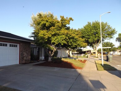 Driveway and two-car garage