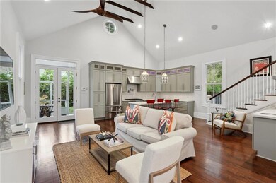 Open concept family room