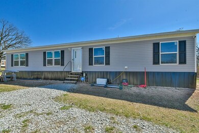 Manufactured / mobile home featuring entry steps
