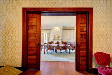 pocket doors in pristine condition. photo taken fr