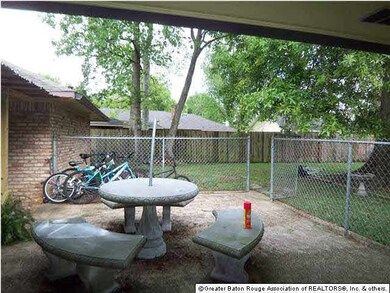Open concrete patio area.