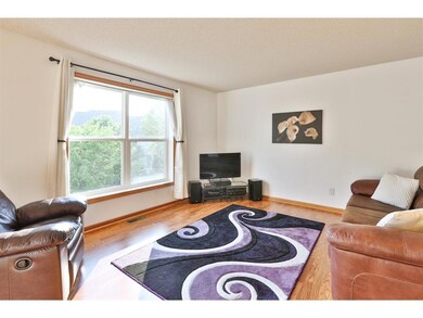 Light and bright living room with hardwood laminat