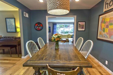 Looking from the kitchen
