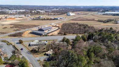 Bird's eye view intersection of Hwy 53 Spur and Ha