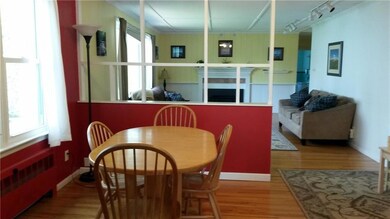 Dining area opens to the living room