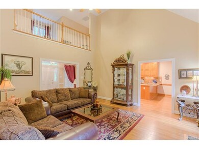 Family Room is open to the Kitchen for easy entert