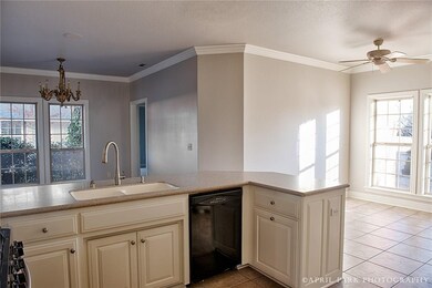 Spacious kitchen with informal dining room and bon