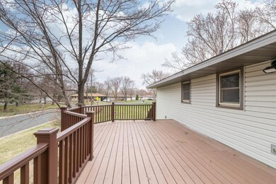 Deck off back of the home