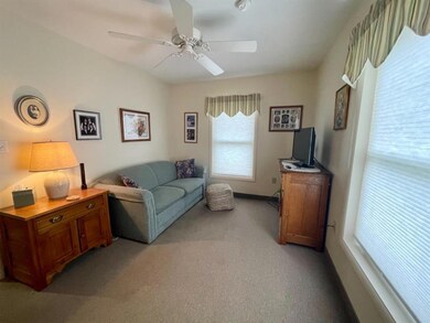 bedroom used as TV room