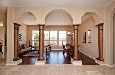 Hallway w/Beautiful Columns