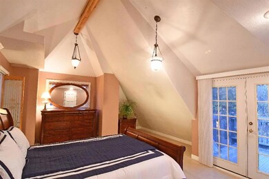 Vaulted ceiling in master bedroom