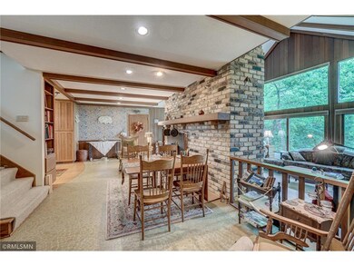 This space makes a great informal dining area with