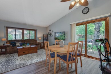 Dining opens to a large patio great for bbq's