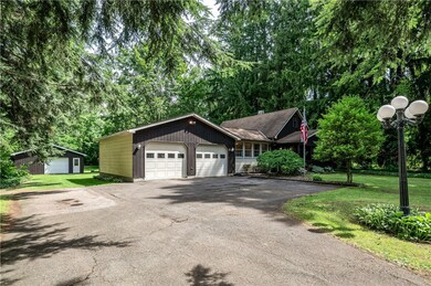 Two car attached garage