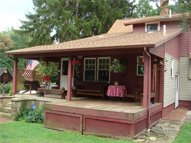 enjoy sitting on private back porch