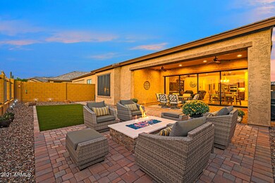 Extended Patio with Gas Firepit