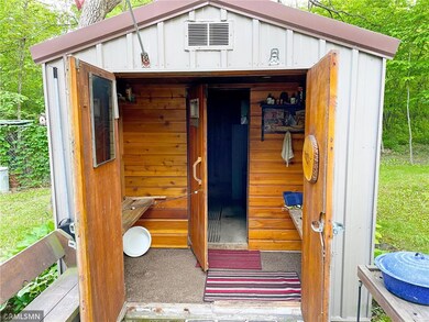 What a wonderful spot to sit and relax, the sauna 