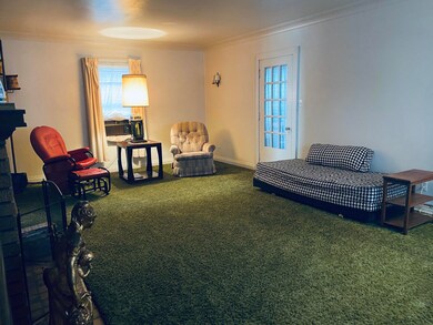 Living room to enclosed side porch